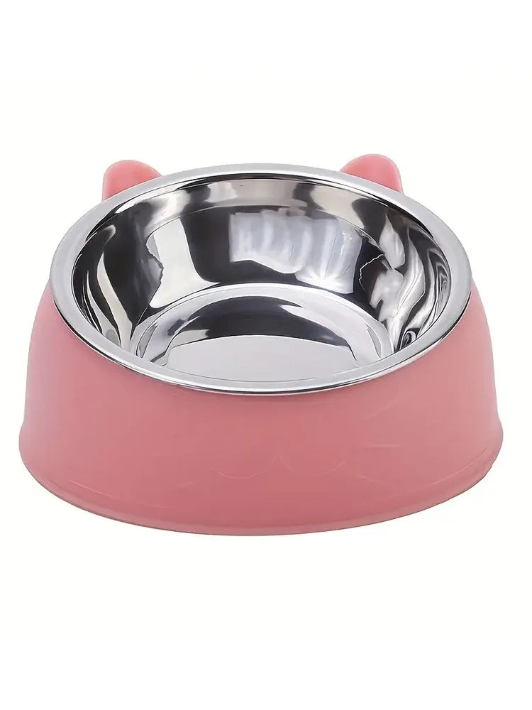 100ML Cat Dog Bowl 15 Degrees Raised Non Slip