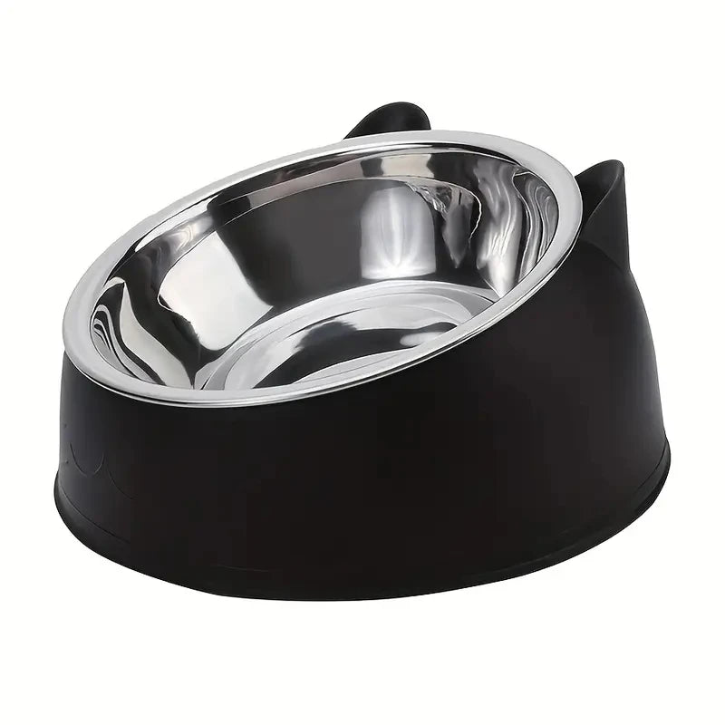 100ML Cat Dog Bowl 15 Degrees Raised Non Slip