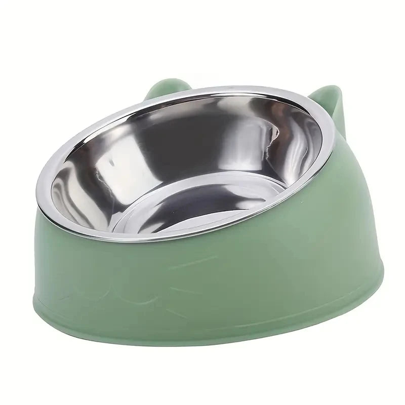 100ML Cat Dog Bowl 15 Degrees Raised Non Slip