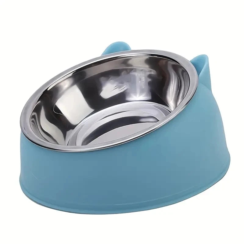 100ML Cat Dog Bowl 15 Degrees Raised Non Slip